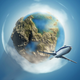 Illustration for article titled This Photo of Earth From the Hubble Telescope is Totally Fake